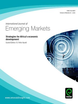 cover image of International Journal of Emerging Markets, Volume 3, Issue 3